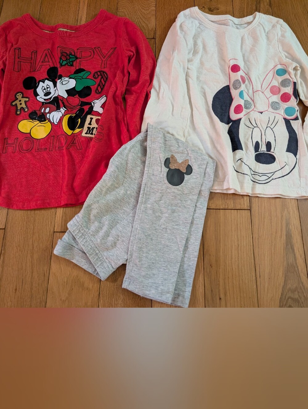Disney Girls' Minnie Mouse Tops And Leggings 4T